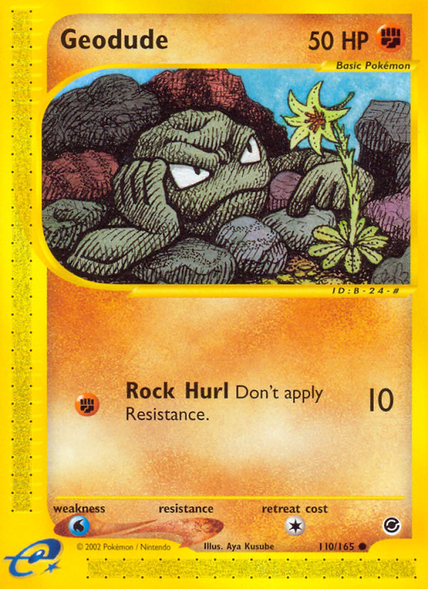 Geodude (110/165) [Expedition: Base Set] | Tables and Towers