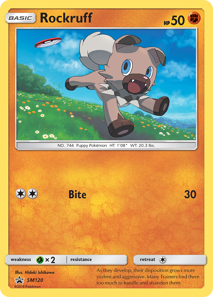 Rockruff (SM120) [Sun & Moon: Black Star Promos] | Tables and Towers