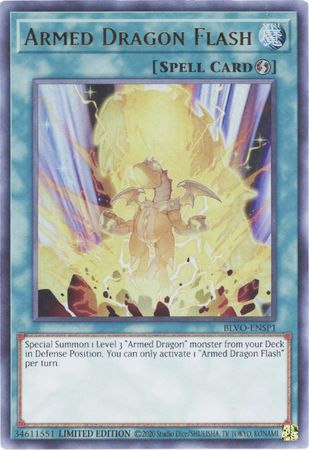 Armed Dragon Flash [BLVO-ENSP1] Ultra Rare | Tables and Towers