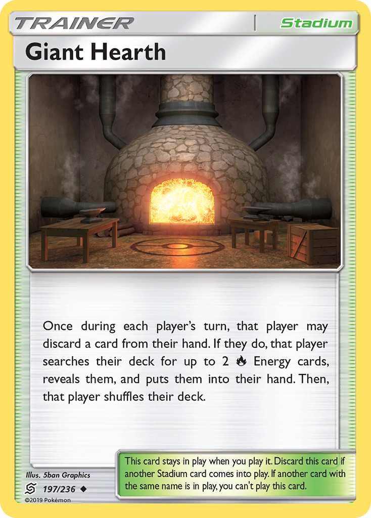 Giant Hearth (197/236) [Sun & Moon: Unified Minds] | Tables and Towers