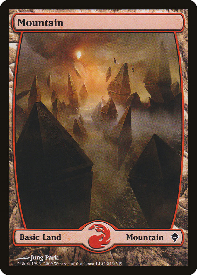 Mountain (243) [Zendikar] | Tables and Towers