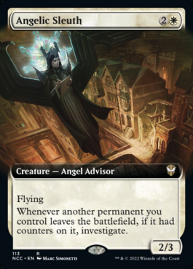 Angelic Sleuth (Extended Art) [Streets of New Capenna Commander] | Tables and Towers