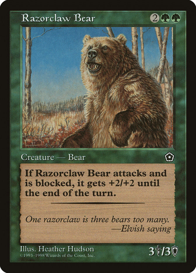 Razorclaw Bear [Portal Second Age] | Tables and Towers