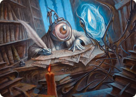 Unblinking Observer Art Card [Innistrad: Midnight Hunt Art Series] | Tables and Towers