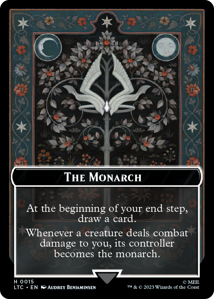 The Monarch // Treasure Double-Sided Token [The Lord of the Rings: Tales of Middle-Earth Commander Tokens] | Tables and Towers