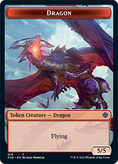 Dragon // Dragon Double-Sided Token [Starter Commander Decks] | Tables and Towers