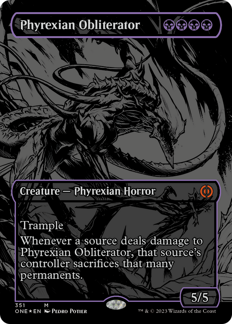 Phyrexian Obliterator (Oil Slick Raised Foil) [Phyrexia: All Will Be One] | Tables and Towers