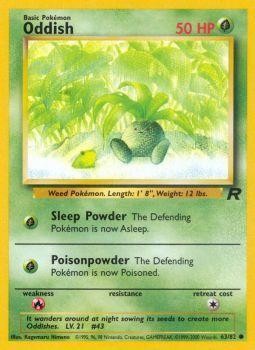 Oddish (63/82) [Team Rocket Unlimited] | Tables and Towers