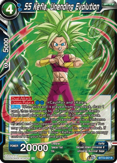 SS Kefla, Unending Evolution (BT15-047) [Saiyan Showdown] | Tables and Towers