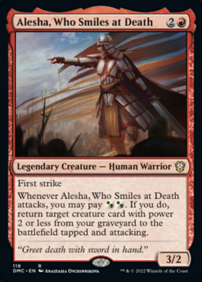 Alesha, Who Smiles at Death [Dominaria United Commander] | Tables and Towers