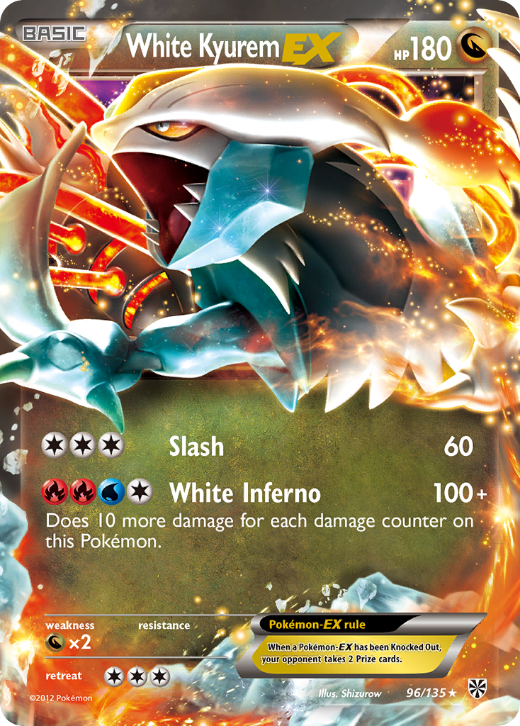 White Kyurem EX (96/135) [Black & White: Plasma Storm] | Tables and Towers