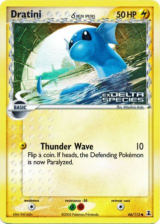 Dratini (66/113) (Delta Species) (Stamped) [EX: Delta Species] | Tables and Towers