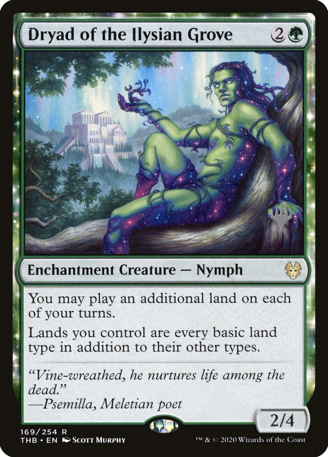 Dryad of the Ilysian Grove (Promo Pack) [Theros Beyond Death Promos] | Tables and Towers