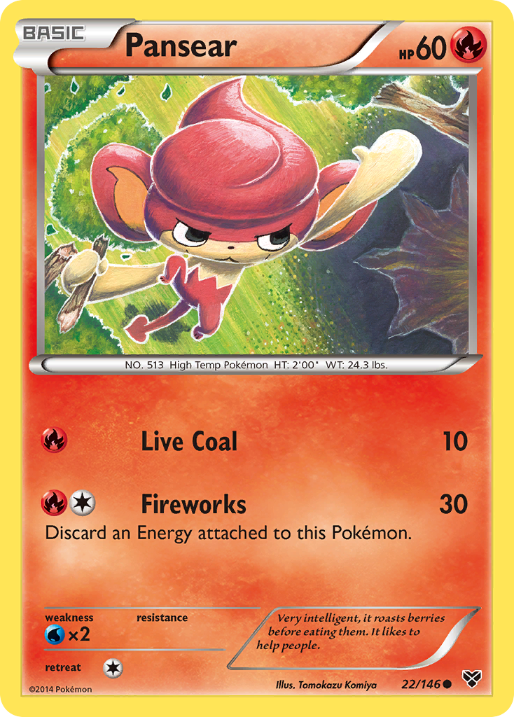 Pansear (22/146) [XY: Base Set] | Tables and Towers