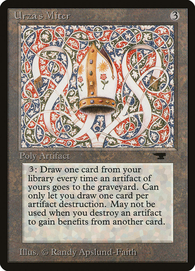 Urza's Miter [Antiquities] | Tables and Towers