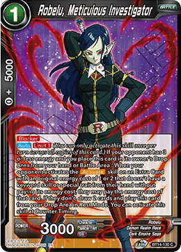 Robelu, Meticulous Investigator (BT14-130) [Cross Spirits] | Tables and Towers