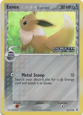 Eevee (68/113) (Delta Species) (Stamped) [EX: Delta Species] | Tables and Towers