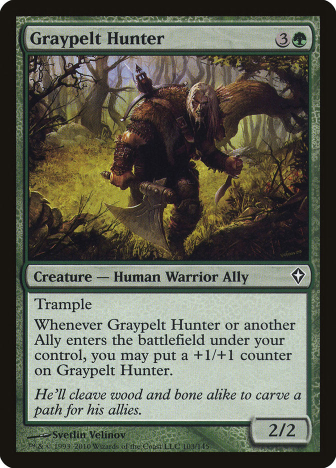 Graypelt Hunter [Worldwake] | Tables and Towers