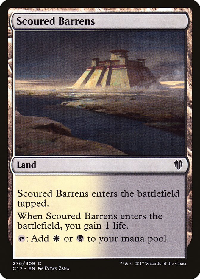 Scoured Barrens [Commander 2017] | Tables and Towers