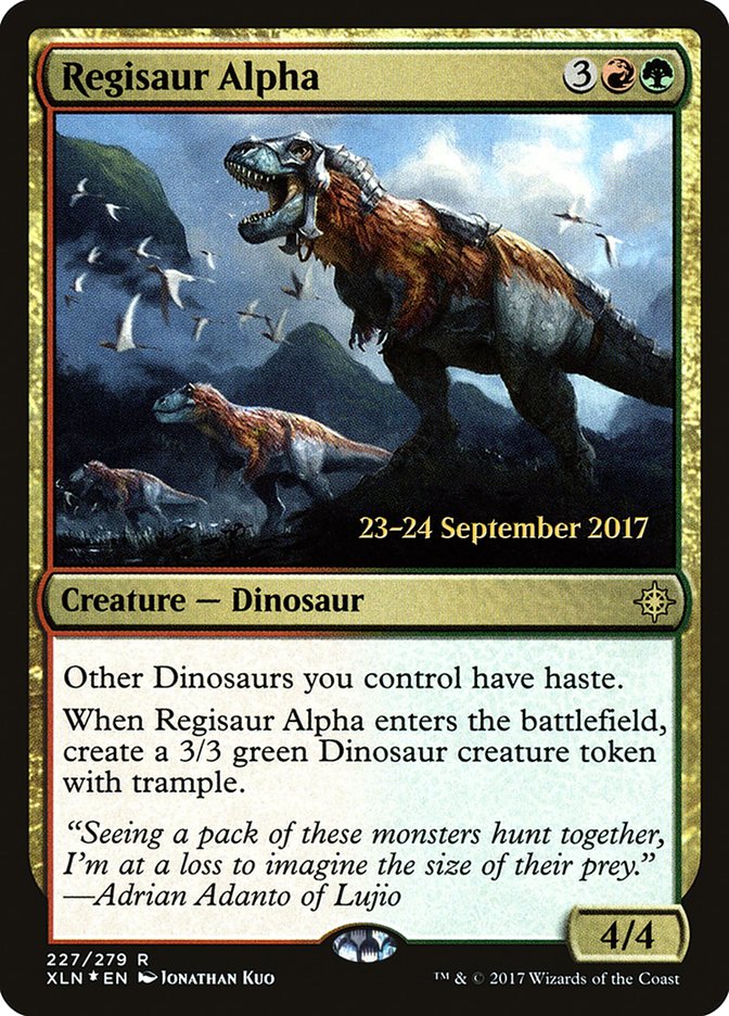 Regisaur Alpha [Ixalan Prerelease Promos] | Tables and Towers