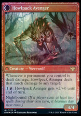 Ill-Tempered Loner // Howlpack Avenger [Innistrad: Crimson Vow Prerelease Promos] | Tables and Towers