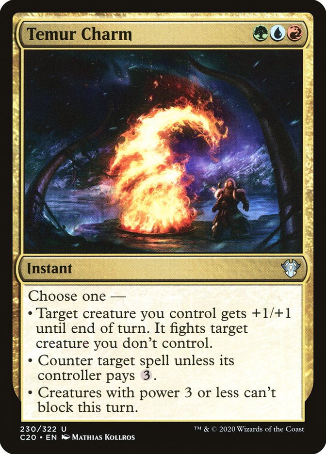 Temur Charm [Commander 2020] | Tables and Towers