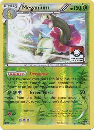 Meganium (3/122) (League Promo) [XY: BREAKpoint] | Tables and Towers