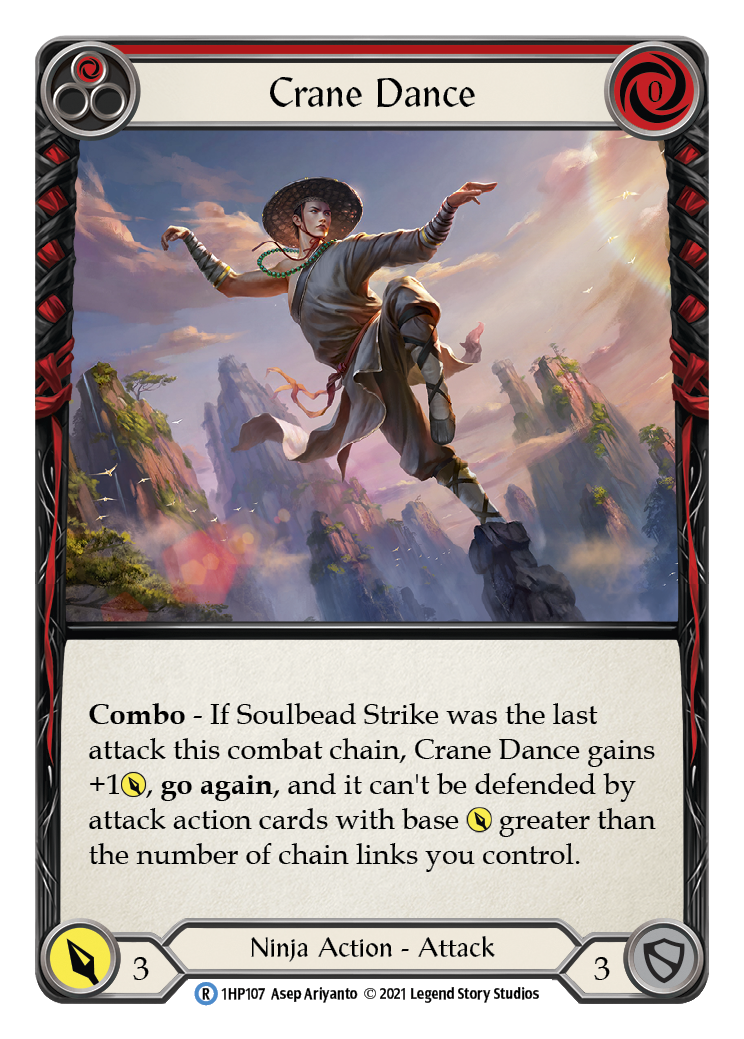 Crane Dance (Red) [1HP107] (History Pack 1) | Tables and Towers