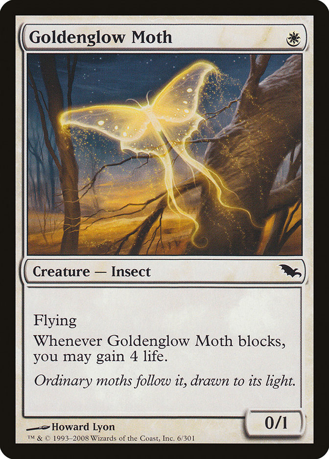 Goldenglow Moth [Shadowmoor] | Tables and Towers