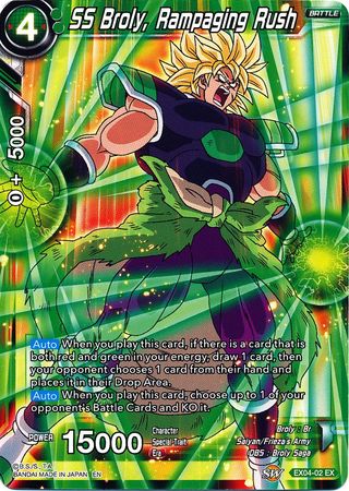 SS Broly, Rampaging Rush (EX04-02) [Unity of Saiyans] | Tables and Towers