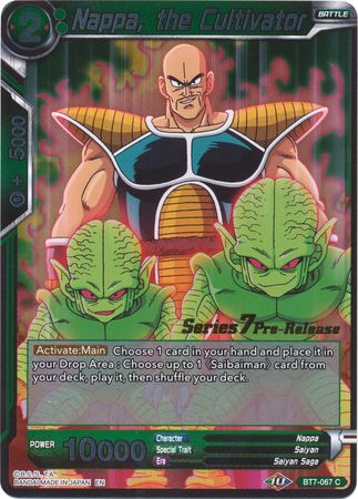 Nappa, the Cultivator (BT7-067_PR) [Assault of the Saiyans Prerelease Promos] | Tables and Towers