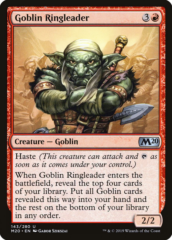 Goblin Ringleader [Core Set 2020] | Tables and Towers