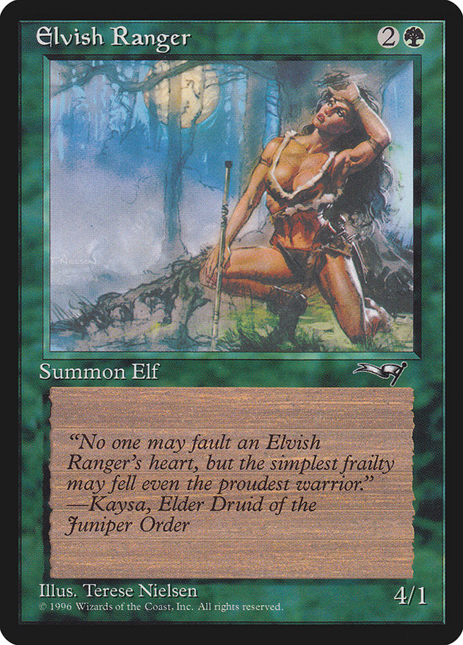 Elvish Ranger (Moon Background) [Alliances] | Tables and Towers