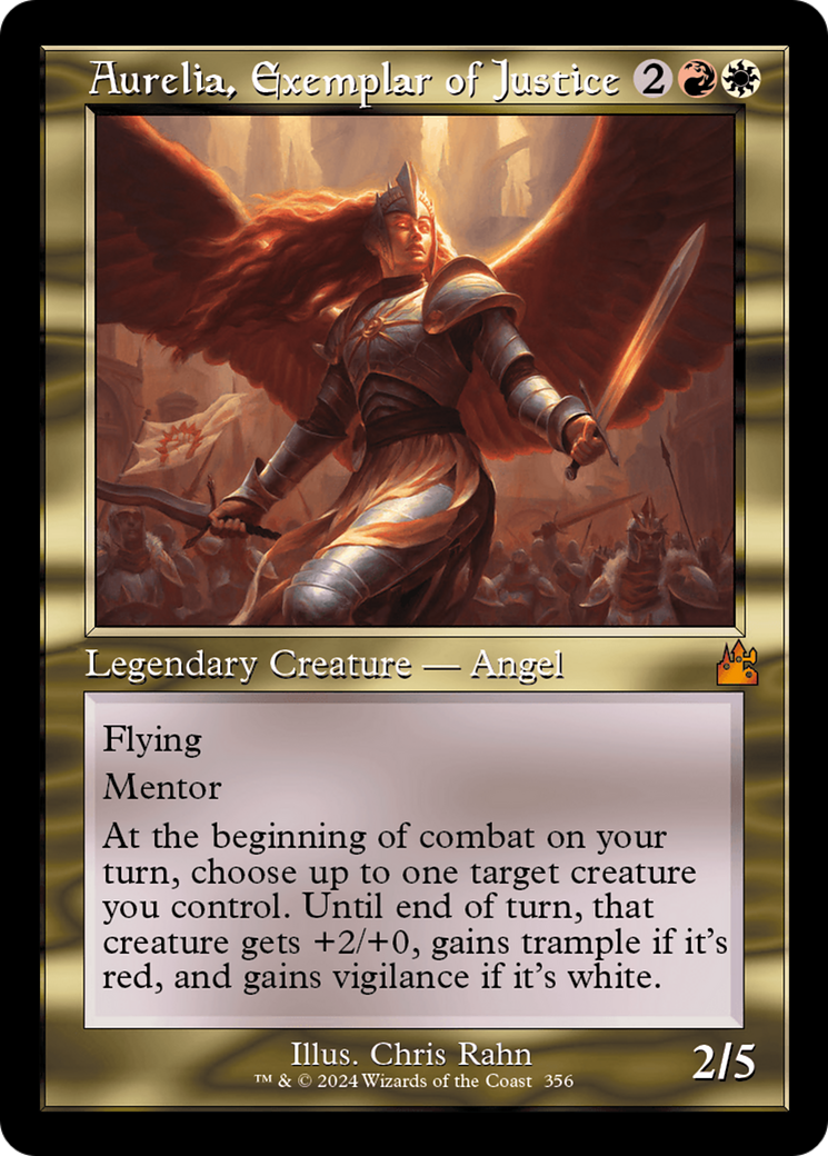 Aurelia, Exemplar of Justice (Retro) [Ravnica Remastered] | Tables and Towers