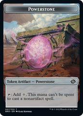 Powerstone // Saheeli, Filigree Master Emblem Double-Sided Token [The Brothers' War Tokens] | Tables and Towers