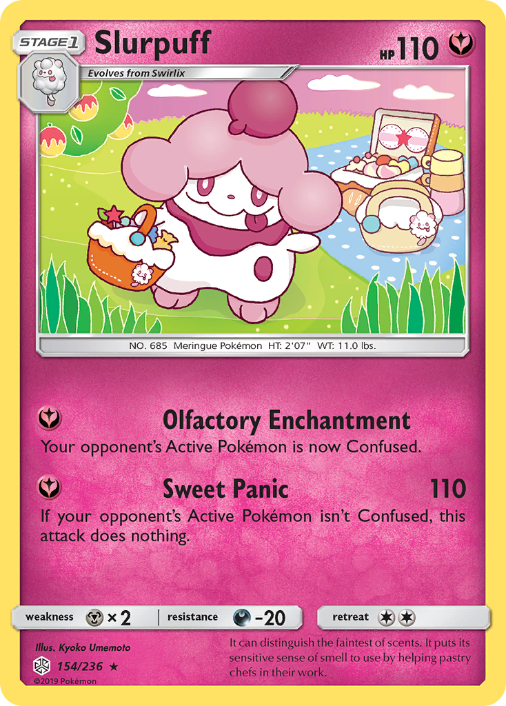 Slurpuff (154/236) [Sun & Moon: Cosmic Eclipse] | Tables and Towers