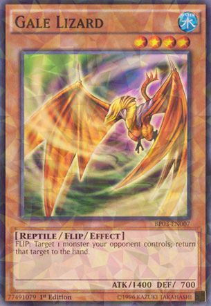 Gale Lizard [BP03-EN007] Shatterfoil Rare | Tables and Towers