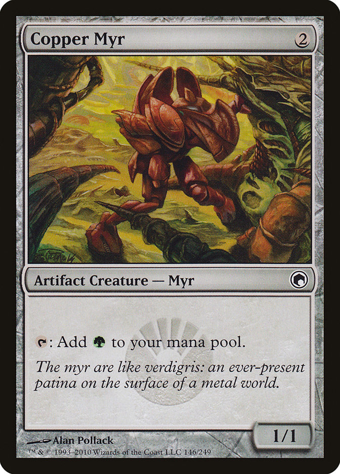 Copper Myr [Scars of Mirrodin] | Tables and Towers