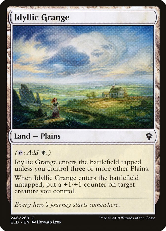 Idyllic Grange [Throne of Eldraine] | Tables and Towers