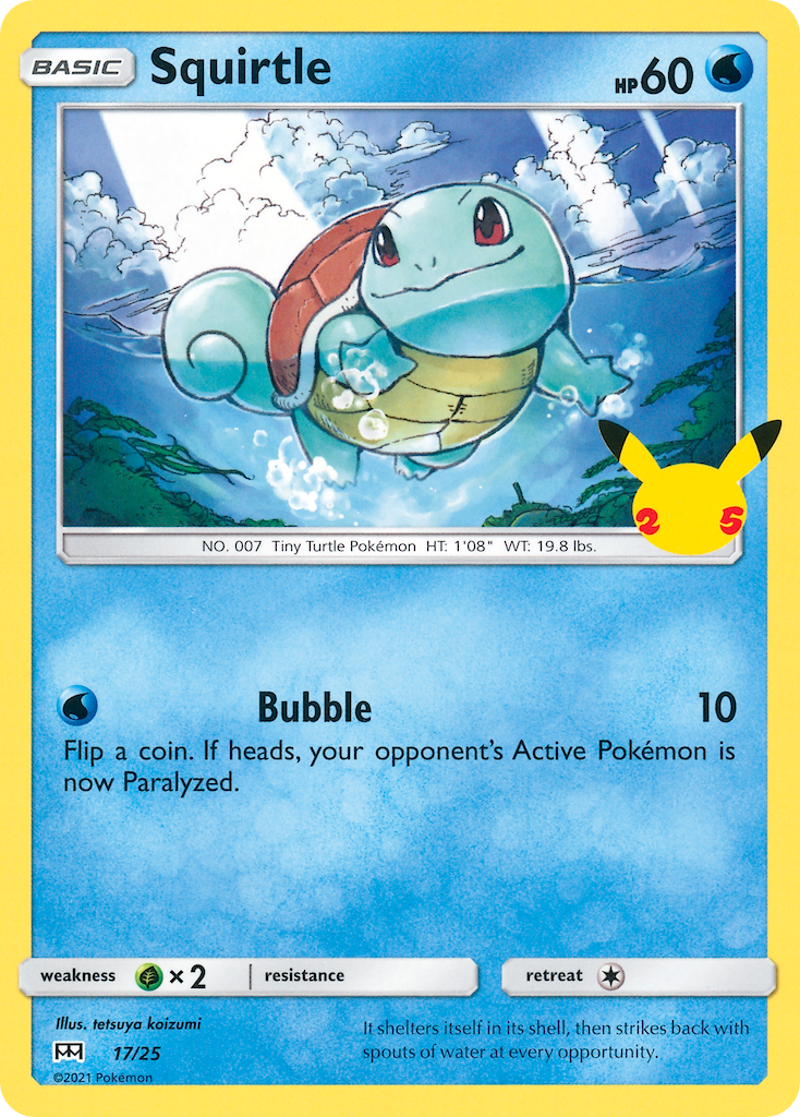 Squirtle (17/25) [McDonald's 25th Anniversary] | Tables and Towers