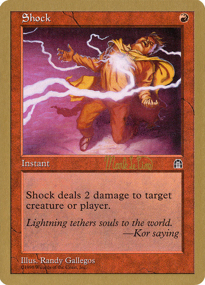 Shock (Mark Le Pine) [World Championship Decks 1999] | Tables and Towers