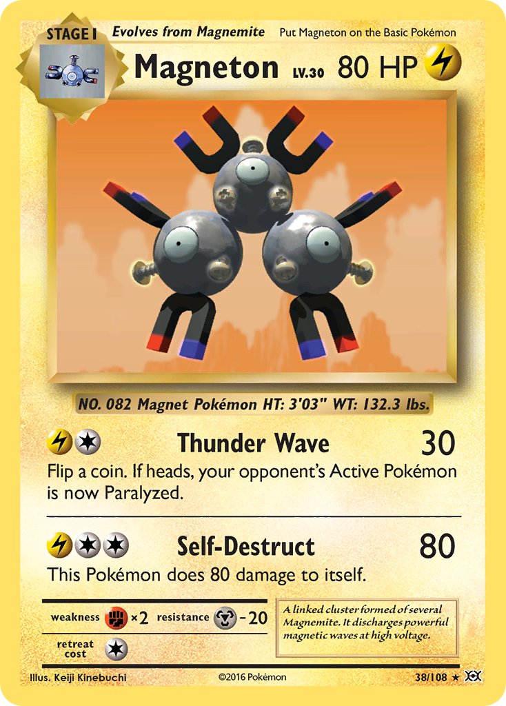 Magneton (38/108) (Theme Deck Exclusive) [XY: Evolutions] | Tables and Towers