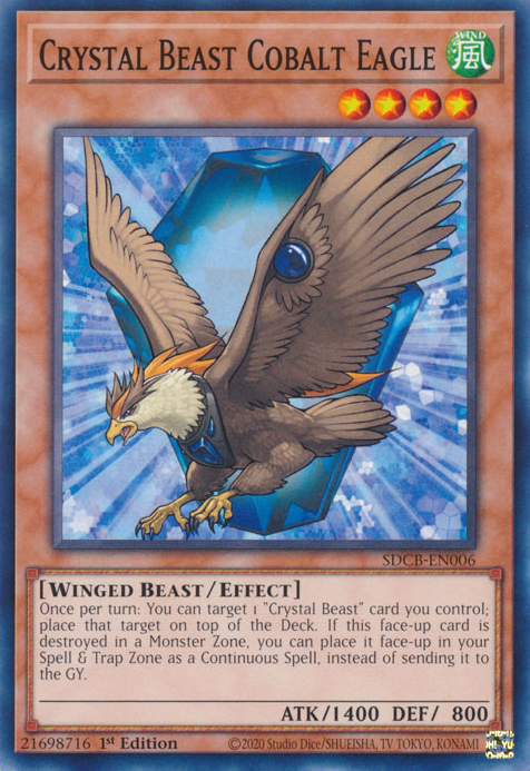 Crystal Beast Cobalt Eagle [SDCB-EN006] Common | Tables and Towers