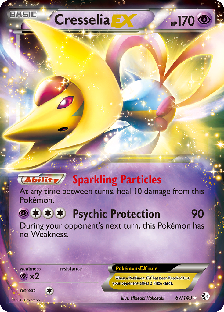 Cresselia EX (67/149) [Black & White: Boundaries Crossed] | Tables and Towers