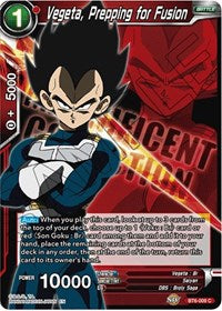 Vegeta, Prepping for Fusion (BT6-009) [Magnificent Collection Gogeta Version] | Tables and Towers