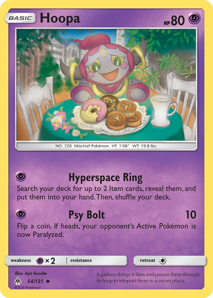 Hoopa (54/131) [Sun & Moon: Forbidden Light] | Tables and Towers