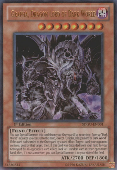 Grapha, Dragon Lord of Dark World [SDGU-EN001] Ultra Rare | Tables and Towers