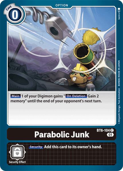 Parabolic Junk [BT6-104] [Double Diamond] | Tables and Towers