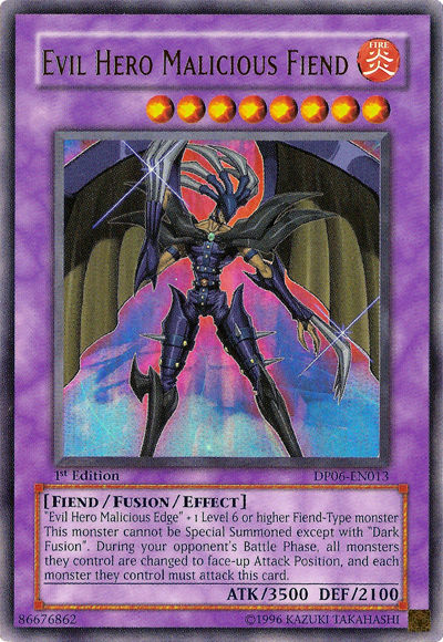 Evil Hero Malicious Fiend [DP06-EN013] Ultra Rare | Tables and Towers