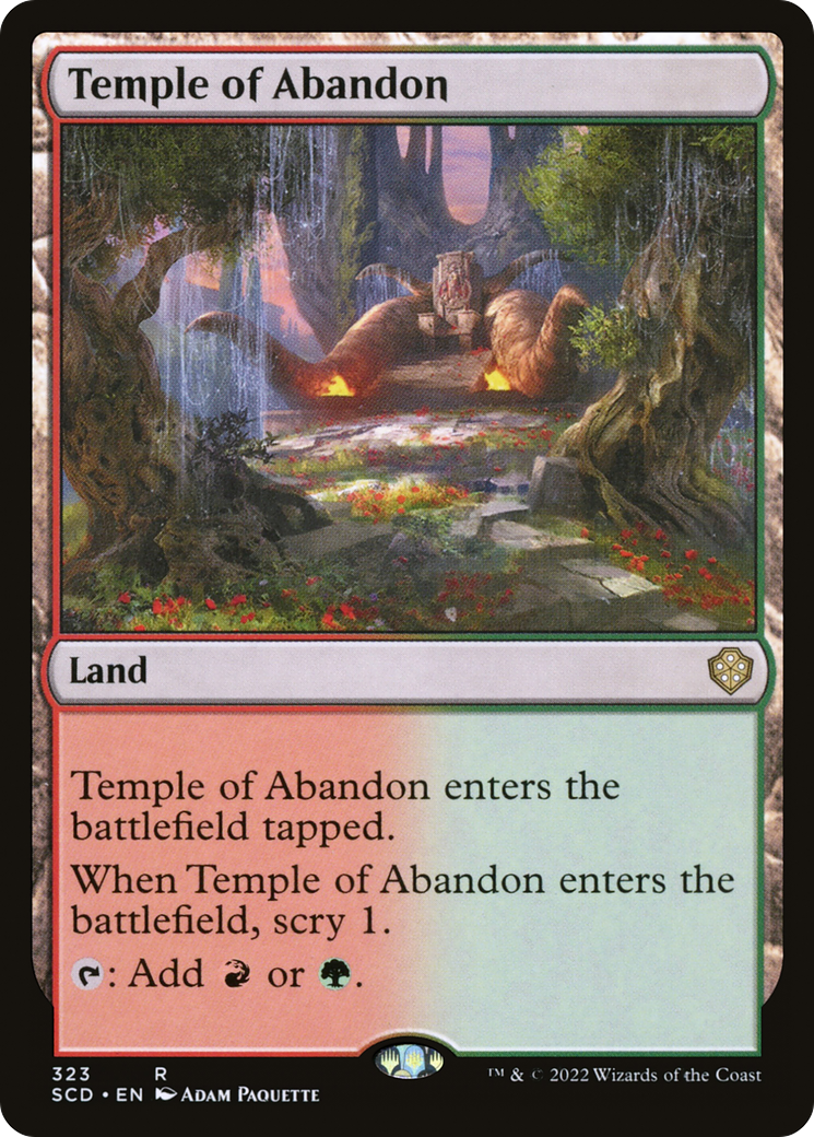 Temple of Abandon [Starter Commander Decks] | Tables and Towers